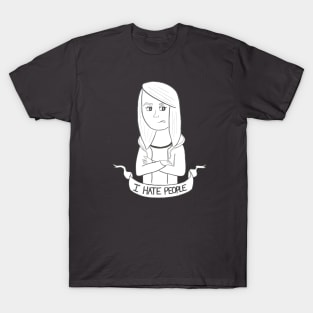 I hate people T-Shirt